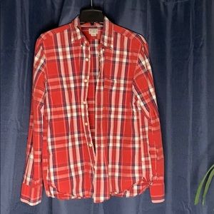 Sexy Fall plaid button up